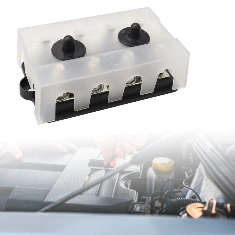 4 Post Power Distribution Block Terminal Screw Bus Bar High Current Wiring Stud Battery Junction Block for RV Car
4 Post Power Distribution Block Terminal Screw Bus Bar High Current Wiring Stud Battery Junction Block for RV Car