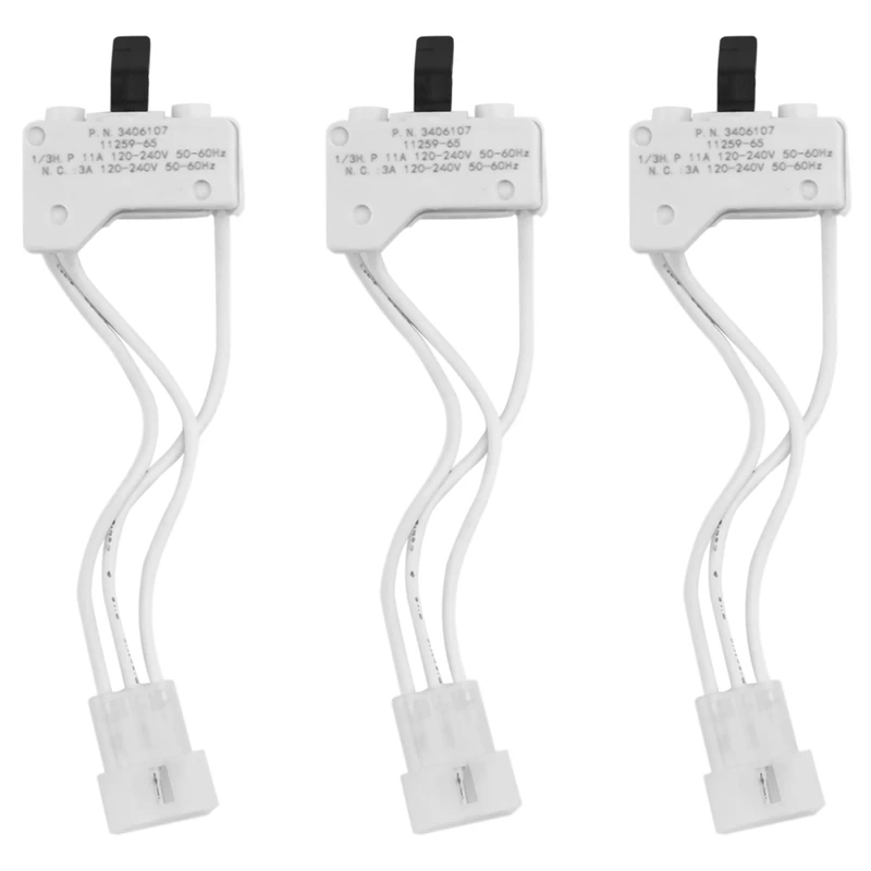 3X дверной выключатель для сушилки для 3406109 3406107 джакузи, Kenmore, Sears, Maytag, Roper, Estate
3X дверной выключатель для сушилки для 3406109 3406107 джакузи, Kenmore, Sears, Maytag, Roper, Estate