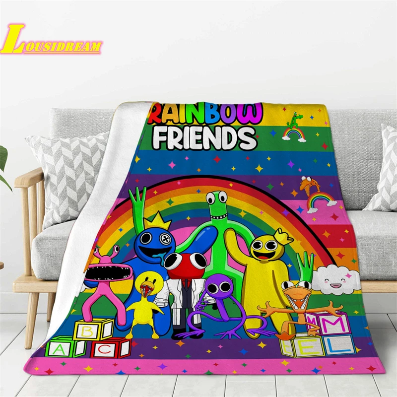 rainbow friends blanket, children's Christmas gift, soft blanket, picnic, outdoor travel, office, home, suitable for all seasons
rainbow friends blanket, children's Christmas gift, soft blanket, picnic, outdoor travel, office, home, suitable for all seasons