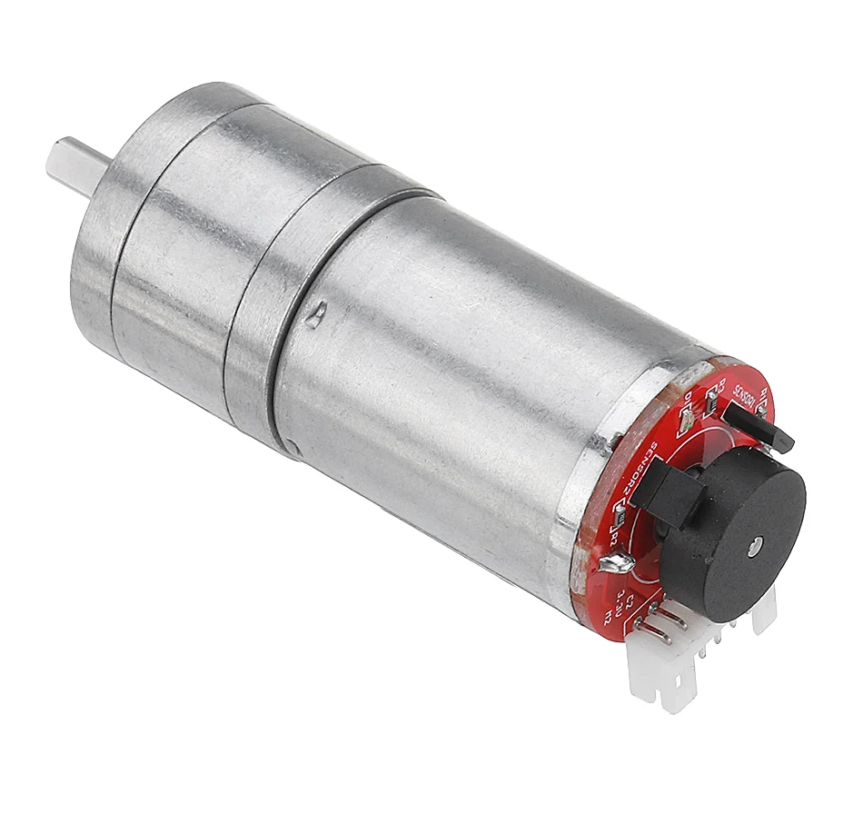25GA-370 12V DC Gear Motor With Encoder Speed Measuring Code Disc Strong Moment Gear Motor 
25GA-370 12V DC Gear Motor With Encoder Speed Measuring Code Disc Strong Moment Gear Motor