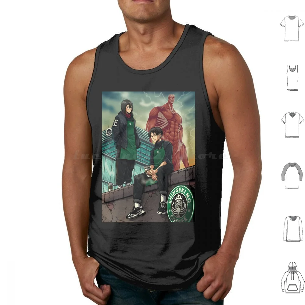 Shingeki No Coffee | Perfect Gift Tank Tops Print Cotton Attack On Titan Shingeki No Kyujin Ackerman Colossal Titan Wall
Shingeki No Coffee | Perfect Gift Tank Tops Print Cotton Attack On Titan Shingeki No Kyujin Ackerman Colossal Titan Wall