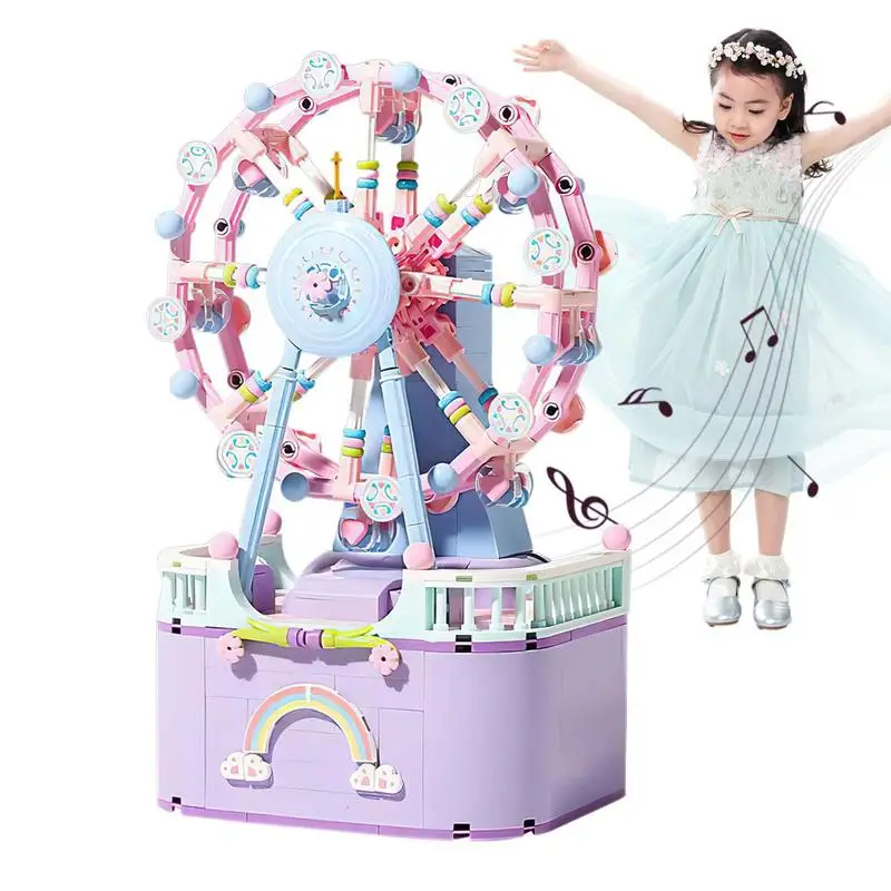 Mini Particle Building Mini Blocks Assemble Bricks Toys Christmas Gifts Carousel Music Box Building Blocks For Boys Girls
Mini Particle Building Mini Blocks Assemble Bricks Toys Christmas Gifts Carousel Music Box Building Blocks For Boys Girls