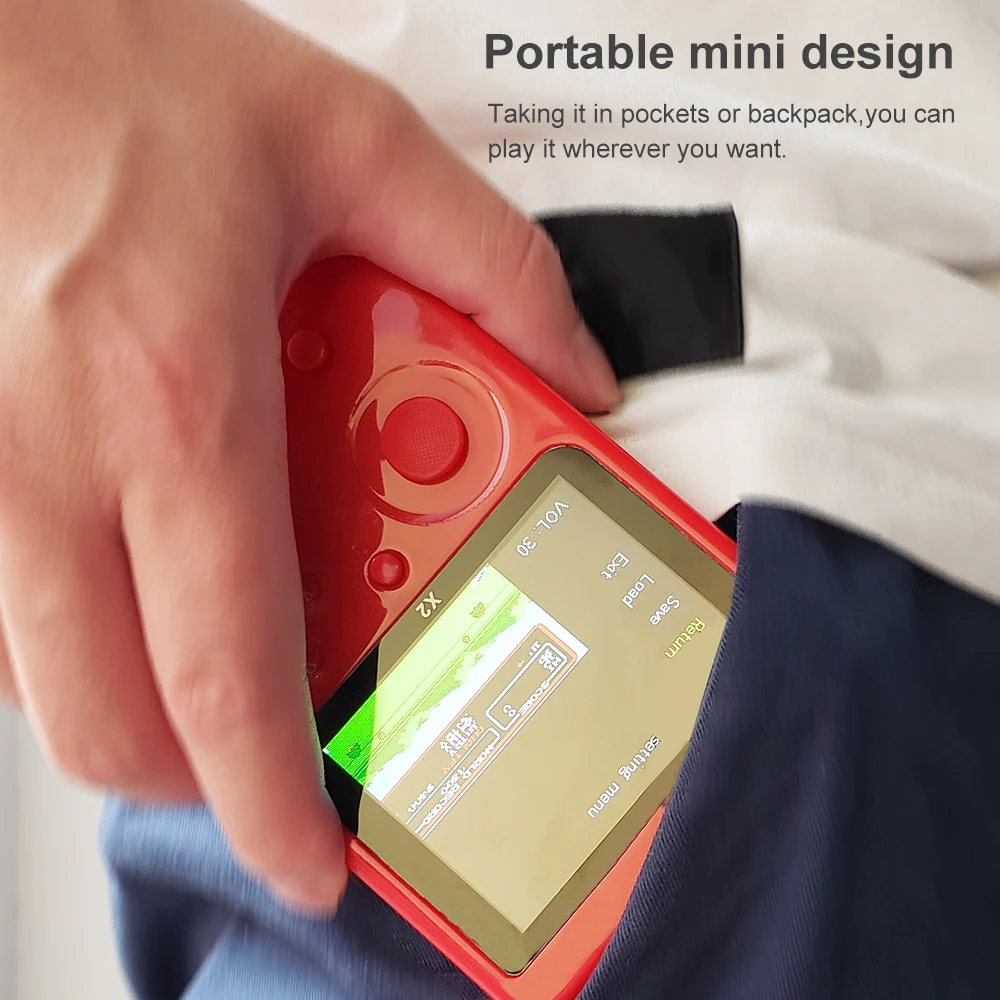 Remote Sensing Test Direction Color Screen Game Console Mini Retro Game Console 2.8 Inch Lcd Display Usb Charging Portable
Remote Sensing Test Direction Color Screen Game Console Mini Retro Game Console 2.8 Inch Lcd Display Usb Charging Portable