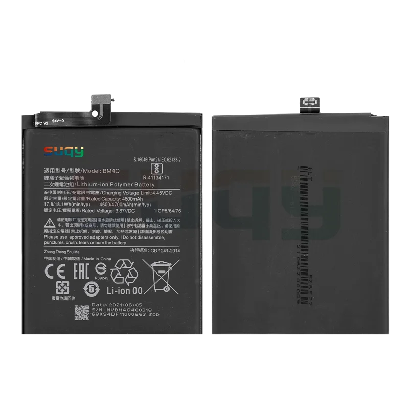SUPERSEDEBAT Bateria for poco f2 Pro Phone BM4Q Battery for Pocophone f2 Pro Original Battery Replacement for Poco Phone f2 Pro
SUPERSEDEBAT Bateria for poco f2 Pro Phone BM4Q Battery for Pocophone f2 Pro Original Battery Replacement for Poco Phone f2 Pro