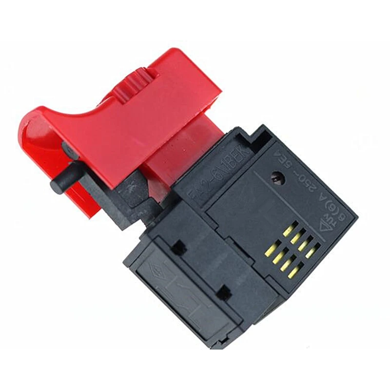 

1PCS FA2-6/1BEK 250V 6A 5E4 Lock on Power Tool Electric Drill Trigger Switch Electric Tool Fittings Switch