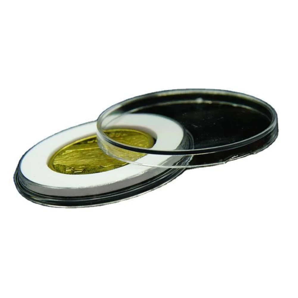 10/25pcs 46mm Coin Capsules Transparent Plastic Coin Holder Collecting Box Inner Ring Gasket 18/23/28/33/38mm Storage Boxes
10/25pcs 46mm Coin Capsules Transparent Plastic Coin Holder Collecting Box Inner Ring Gasket 18/23/28/33/38mm Storage Boxes