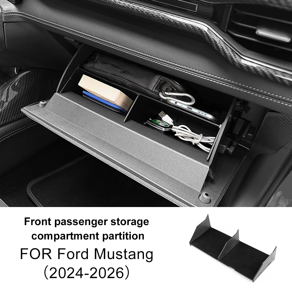 Для Ford Mustang GT Dark Horse EcoBoost 2024 2025 2026, автомобильный передний пассажирский второй пилот, перчатка, подлокотник, вставка для хранения, разделитель
Для Ford Mustang GT Dark Horse EcoBoost 2024 2025 2026, автомобильный передний пассажирский второй пилот, перчатка, подлокотник, вставка для хранения, разделитель