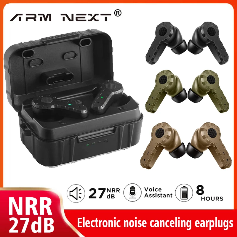 Promotional ARM NEXT electronic earplugs headphones tactical shooting anti-noise headphones NRR27db silicone earmuffs in-ear
Promotional ARM NEXT electronic earplugs headphones tactical shooting anti-noise headphones NRR27db silicone earmuffs in-ear