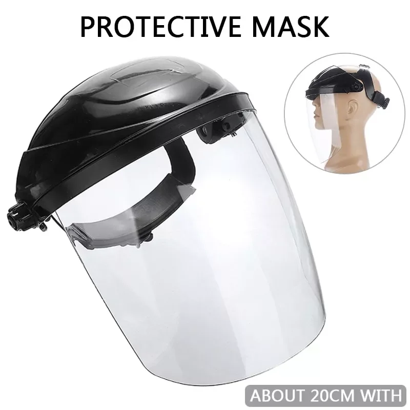 NEW Adjustable Clear Face Visor Mask Safety Welding Face Shield Grinding Solder Mask Workwear Eye Protective Helmet Equipment
NEW Adjustable Clear Face Visor Mask Safety Welding Face Shield Grinding Solder Mask Workwear Eye Protective Helmet Equipment