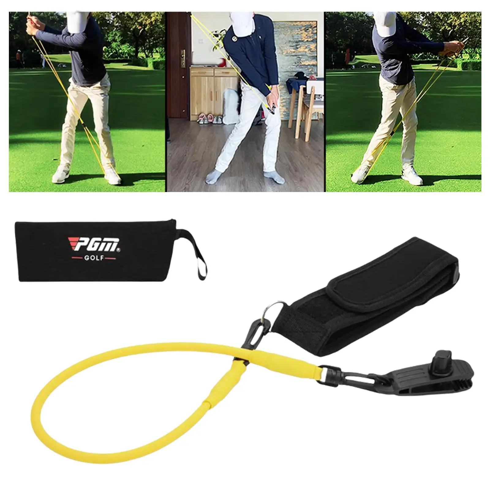 

Golf Swing Trainer, Arm Belt, Posture Motion Gesture Alignment Training Correcting Teaching Supplies for Golfers