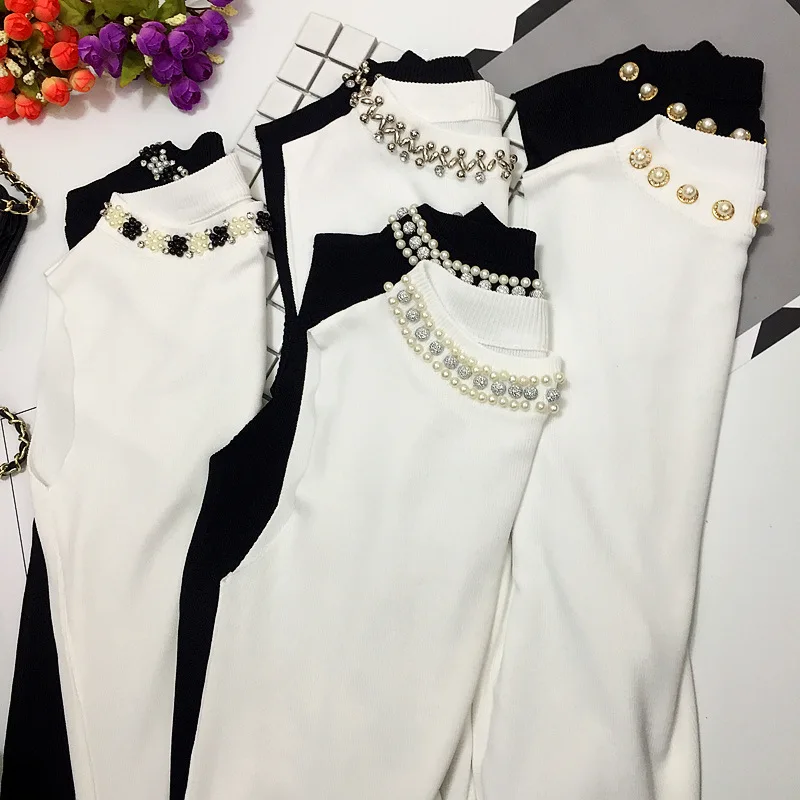 Beaded ice silk knitted vest women autumn and spring 2022 new slim bottoming shirt sleeveless t-shirt top
Beaded ice silk knitted vest women autumn and spring 2022 new slim bottoming shirt sleeveless t-shirt top