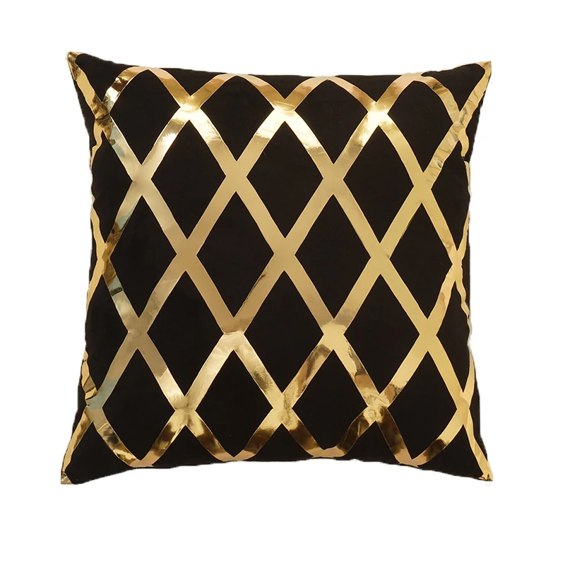Fashion Striped Pillowcase Festival Home Bronzing Sofa Cushion Cover 45x45cm Car Soft Fabric Lumbar Pillow Cases Decorative
Fashion Striped Pillowcase Festival Home Bronzing Sofa Cushion Cover 45x45cm Car Soft Fabric Lumbar Pillow Cases Decorative
