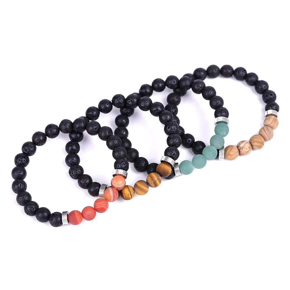 8mm Healing Reiki Frosted Red Agate Tiger Eye Stone Couple Charm Bracelet & Bangle Natural Mineral Rock Crystal Bracelets Gift
8mm Healing Reiki Frosted Red Agate Tiger Eye Stone Couple Charm Bracelet & Bangle Natural Mineral Rock Crystal Bracelets Gift