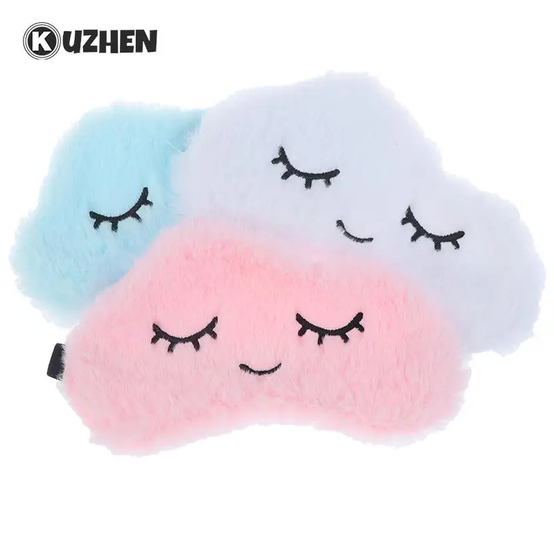 Маска на глаза плюшевая, для сна, повязка на глаза для сна 
Маска на глаза плюшевая, для сна, повязка на глаза для сна