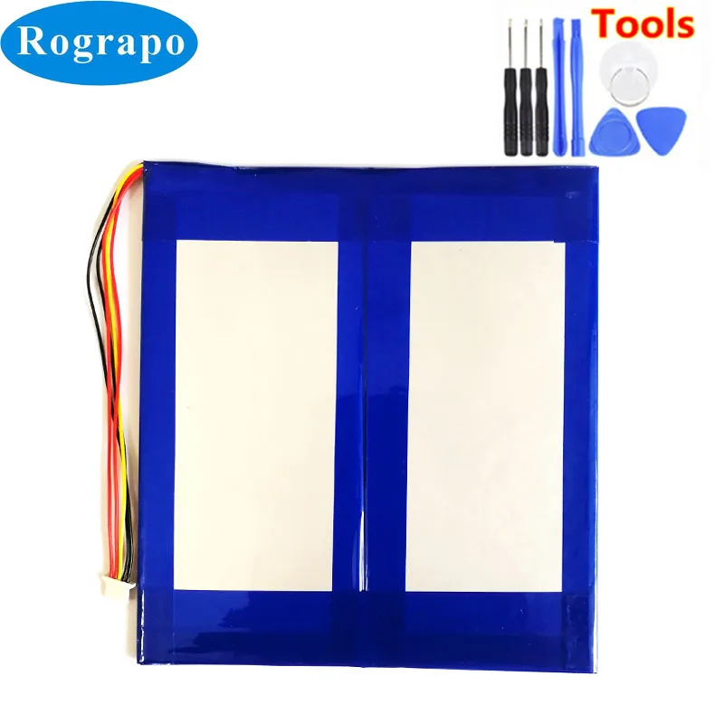 

New 3.8V 10000mAh Battery For Teclast Tbook 10, Tbook 10S Tablet PC Replacement Accumulator with 5-wire Plug +tools