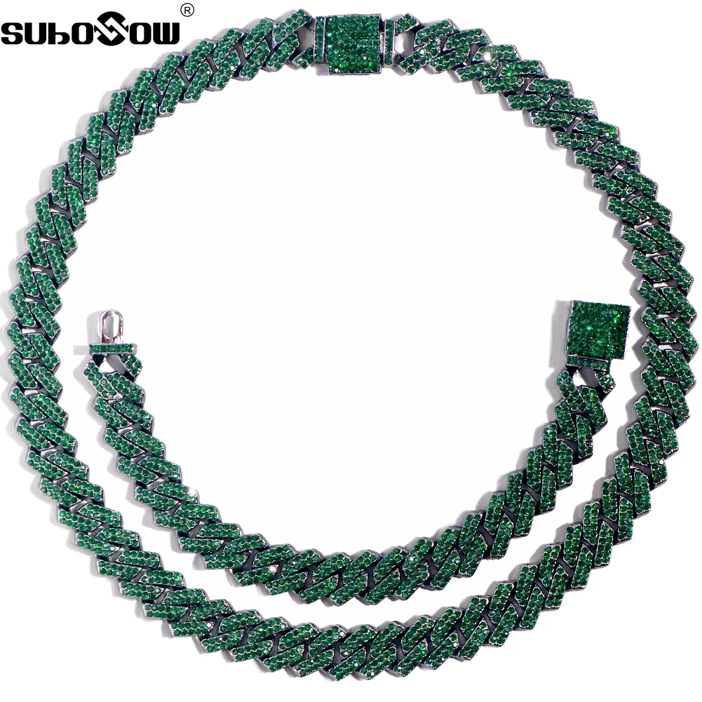 Hip Hop Gun black Cuban Link Chain Necklace for Men Green/ Blue/ Pink/ White Rhinestones Iced Out Chain Choker Necklaces Jewelry
Hip Hop Gun black Cuban Link Chain Necklace for Men Green/ Blue/ Pink/ White Rhinestones Iced Out Chain Choker Necklaces Jewelry