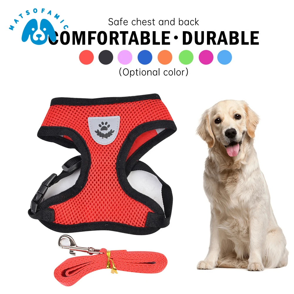 Breathable Small Dog Harness And Leash Cat Nylon Safety Mesh Chest Strap Collar Pets Vest Walking Lead Leash Pets Accessories
Breathable Small Dog Harness And Leash Cat Nylon Safety Mesh Chest Strap Collar Pets Vest Walking Lead Leash Pets Accessories