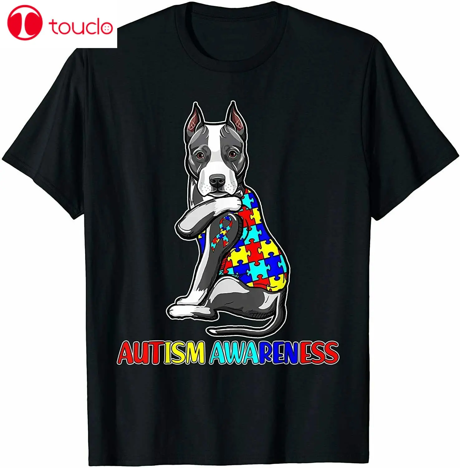 Футболка с лентой-пазлом для людей с аутизмом, питбулем, собаки, оригинальная хлопковая футболка унисекс для мужчин и женщин
Футболка с лентой-пазлом для людей с аутизмом, питбулем, собаки, оригинальная хлопковая футболка унисекс для мужчин и женщин