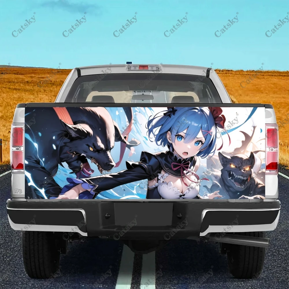 Rem (Re Zero) Truck Tailgate Wrap Professional Grade Material Universal Fit for Full Size Trucks Weatherproof
Rem (Re Zero) Truck Tailgate Wrap Professional Grade Material Universal Fit for Full Size Trucks Weatherproof