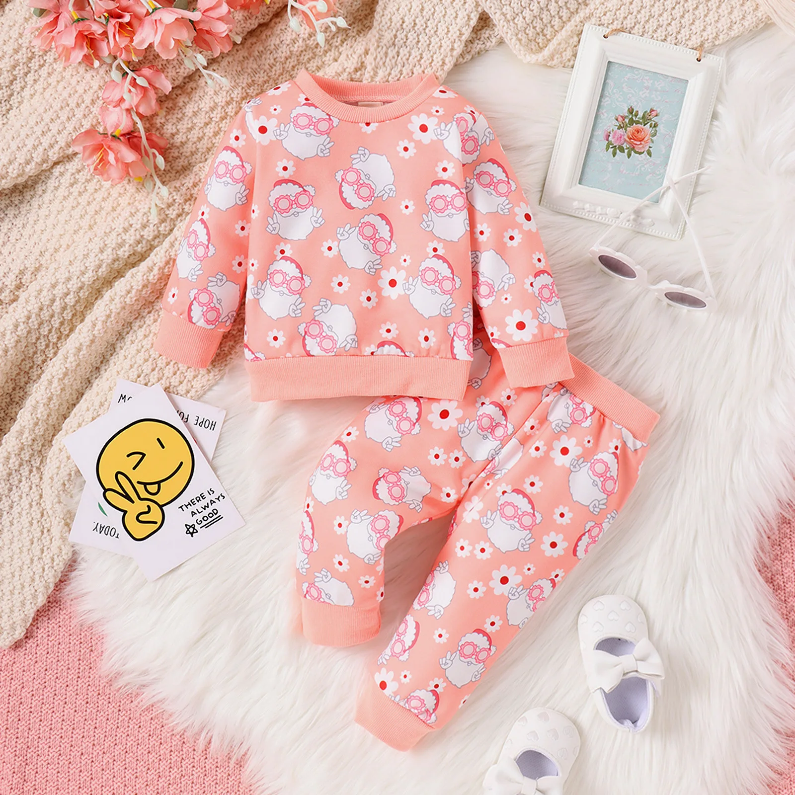 Children's Santa Claus Printed Hoodie Set Girls Long Sleeve Top and Trousers Two Sets of Home Wear Newborn Baby Girl Clothes
Children's Santa Claus Printed Hoodie Set Girls Long Sleeve Top and Trousers Two Sets of Home Wear Newborn Baby Girl Clothes