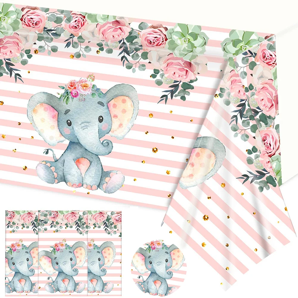 Pink Elephant Theme Party Supplies Disposable Tablecloth Girls Birthday Party Cartoon Table Cover Children Holiday Decorations
Pink Elephant Theme Party Supplies Disposable Tablecloth Girls Birthday Party Cartoon Table Cover Children Holiday Decorations