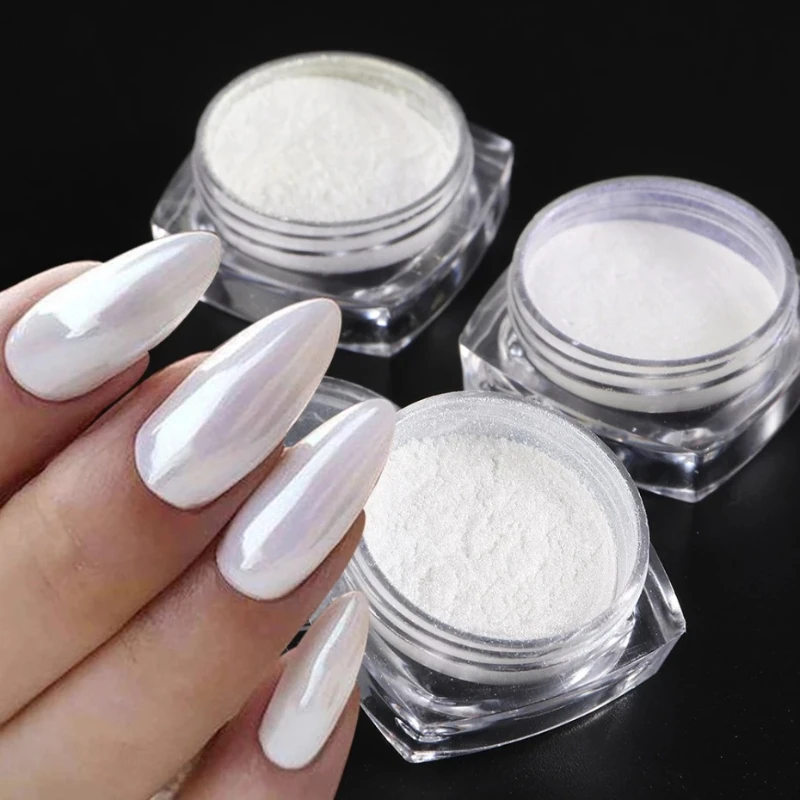 Mirror Mermaid Nail Powder Pigment Pearl White Rubbing on Nail Art Glitter Dust Chrome Aurora Blue Manicure Decorations
Mirror Mermaid Nail Powder Pigment Pearl White Rubbing on Nail Art Glitter Dust Chrome Aurora Blue Manicure Decorations