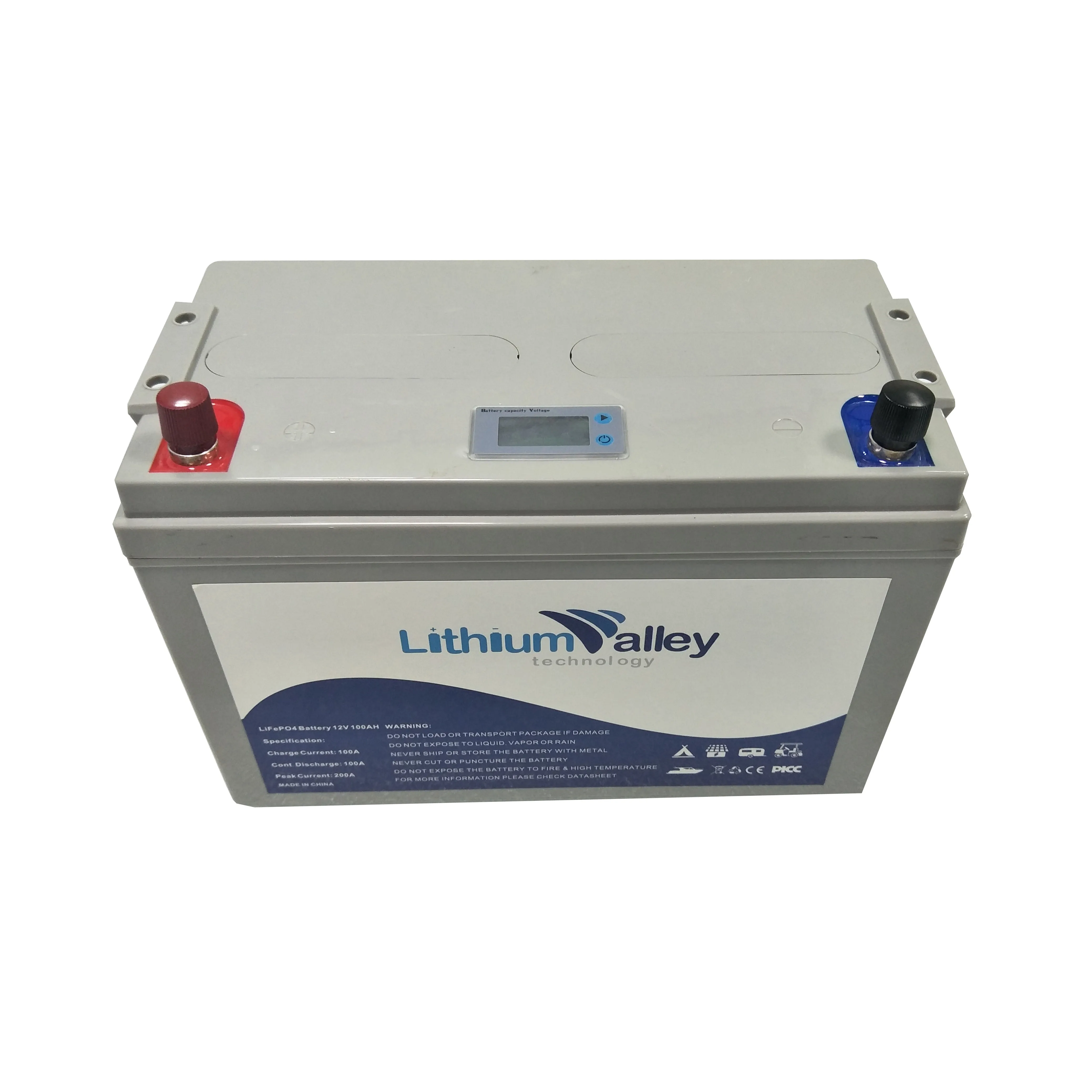 12v Llifepo4 long cycle life 12V 100AH for Golf Carts rechargeable batteries with BMS
12v Llifepo4 long cycle life 12V 100AH for Golf Carts rechargeable batteries with BMS