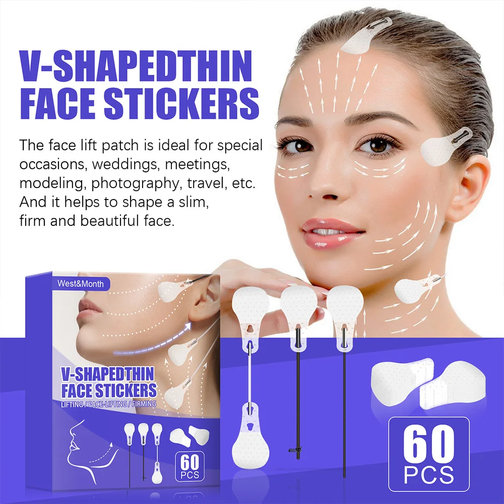 V face Lift Patch Thin Face Firm Chin Anti puffiness Shaping Patch Skin Tightening Facial Lifting Beauty Tools Wholesale 60PCS
V face Lift Patch Thin Face Firm Chin Anti puffiness Shaping Patch Skin Tightening Facial Lifting Beauty Tools Wholesale 60PCS