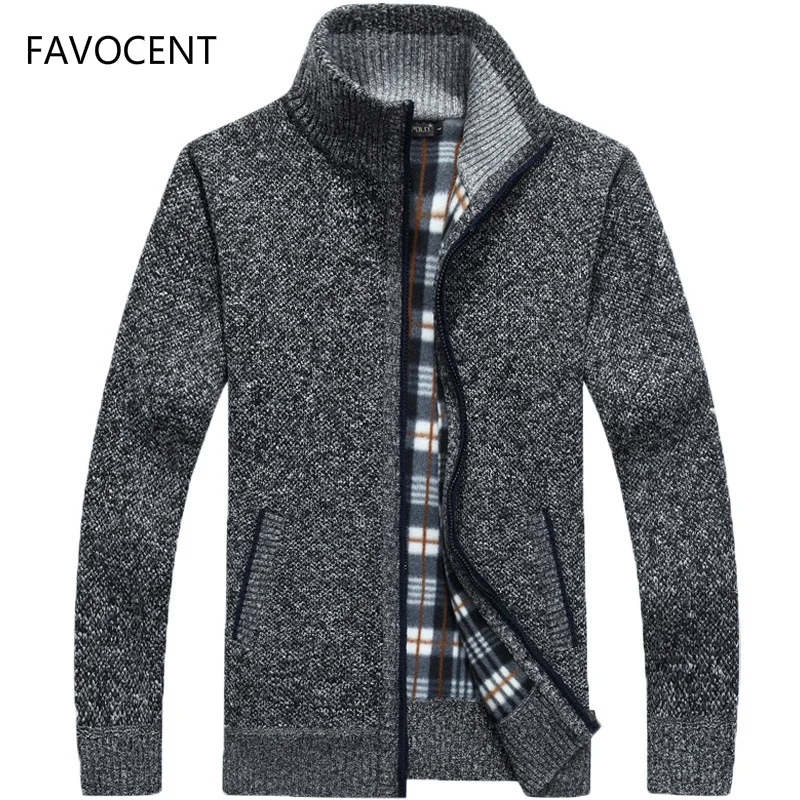 Autumn Winter Men's Sweater Coat Faux Fur Wool Sweater Jackets Men Zipper Knitted Tick Coat Warm Casual Knitwear Cardian 
Autumn Winter Men's Sweater Coat Faux Fur Wool Sweater Jackets Men Zipper Knitted Tick Coat Warm Casual Knitwear Cardian