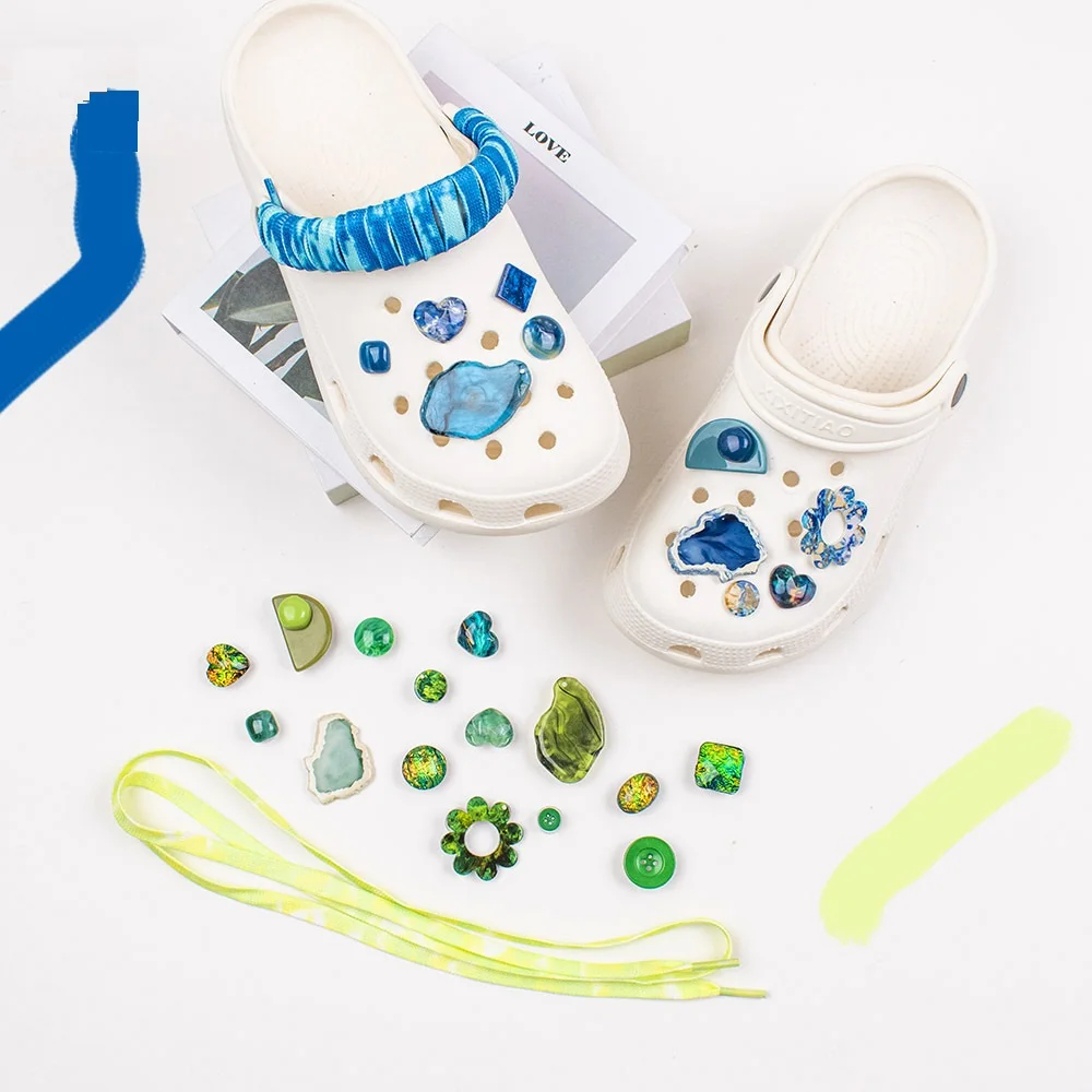 New Amber Flower Series Shoe Charms Badge Clogs Pins Buckle Accessories Pink Blue Red Flowers Sandals Upper Decoration Croc Jibz
New Amber Flower Series Shoe Charms Badge Clogs Pins Buckle Accessories Pink Blue Red Flowers Sandals Upper Decoration Croc Jibz