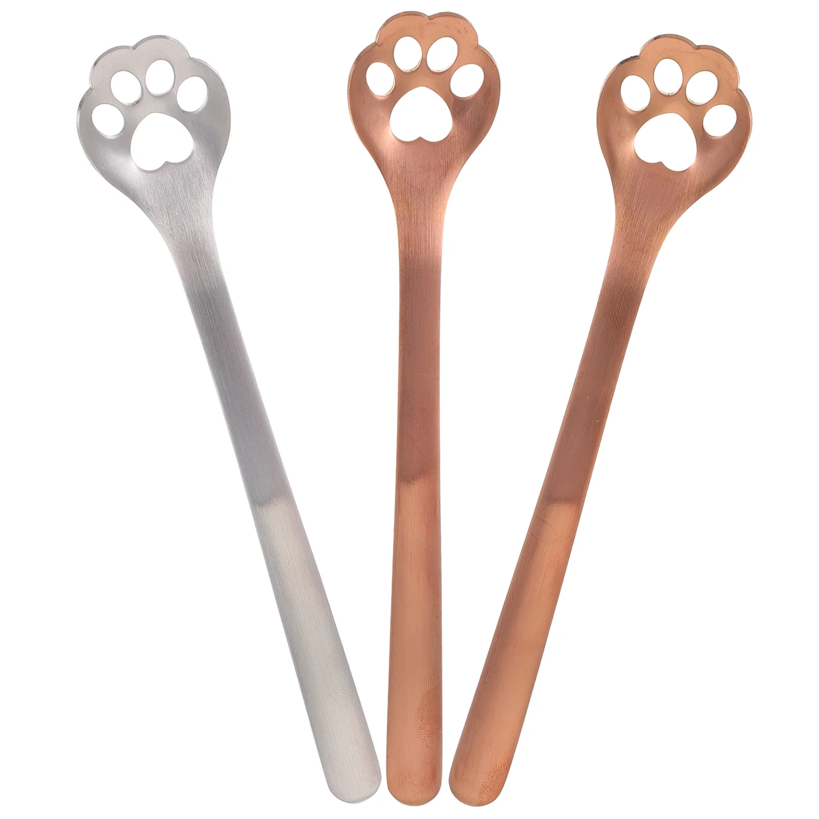 3 Pcs Hollow Cat Scratching Spoon Mixing Dessert Coffee Stir Spoons Delicate Decorative Stainless Steel Paw
3 Pcs Hollow Cat Scratching Spoon Mixing Dessert Coffee Stir Spoons Delicate Decorative Stainless Steel Paw