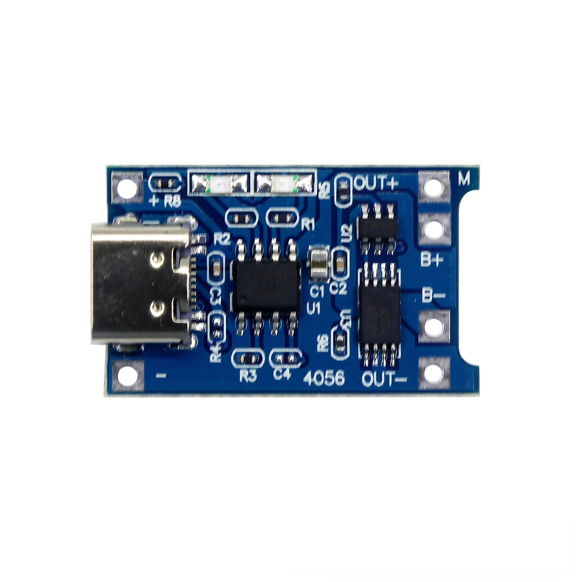 TP4056 1A Lithium Battery Charging Board with Type-C USB Interface for Dual Protection Charging
TP4056 1A Lithium Battery Charging Board with Type-C USB Interface for Dual Protection Charging