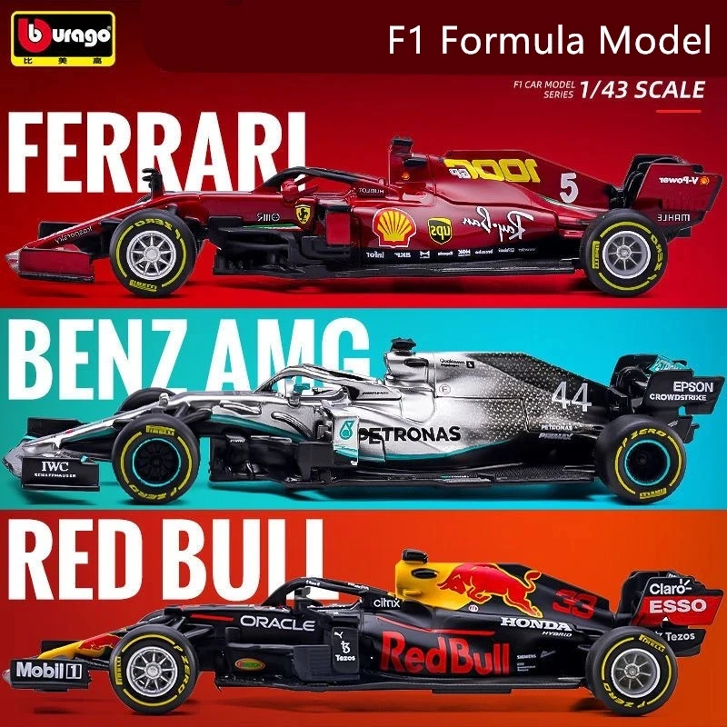 Bburago 1:43 F1 Red Bull Racing Car RB18 #1 MCL36 #4 F1-75 #16 C42 #77 W13E #44 Formula One Simulation Alloy Toys SuperCar Model
Bburago 1:43 F1 Red Bull Racing Car RB18 #1 MCL36 #4 F1-75 #16 C42 #77 W13E #44 Formula One Simulation Alloy Toys SuperCar Model