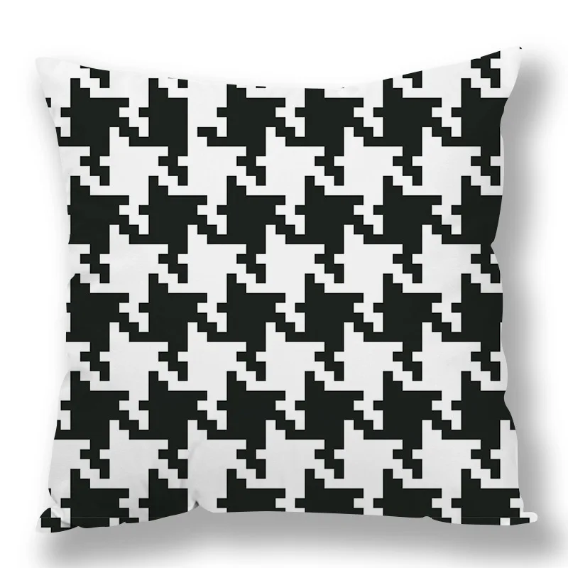 45X45cm Featured Hot Sale Geometric Cozy Cushion Cover White and Black Home Decorative Pillowcases Plaid Linen Pillow Cover
45X45cm Featured Hot Sale Geometric Cozy Cushion Cover White and Black Home Decorative Pillowcases Plaid Linen Pillow Cover