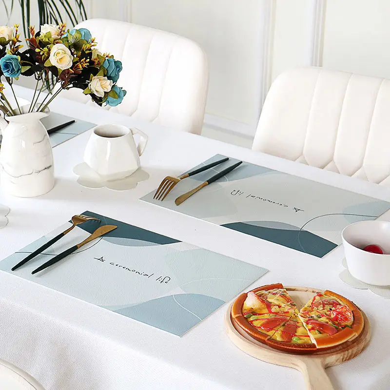 Placemats Set of 2 PU Rectangle 45cm X 30cm Waterproof Heat Resistant Table Mat Oilproof Modern Style Table Decoration Pads
Placemats Set of 2 PU Rectangle 45cm X 30cm Waterproof Heat Resistant Table Mat Oilproof Modern Style Table Decoration Pads