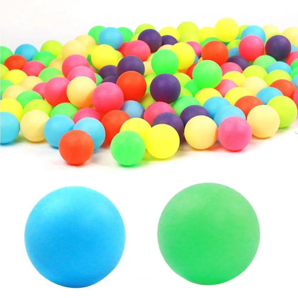 100Pcs Colored Ping Pong Balls Entertainment Table Tennis Ball Mixed Colors for Game and Advertising Outdoor Sport Supplies 
100Pcs Colored Ping Pong Balls Entertainment Table Tennis Ball Mixed Colors for Game and Advertising Outdoor Sport Supplies