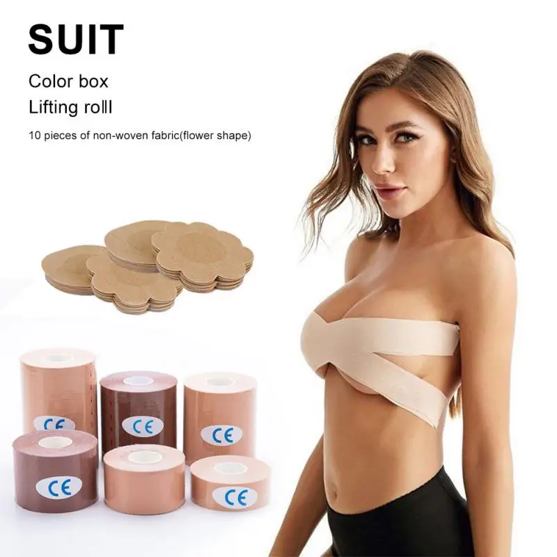 Women Adhesive Invisible Bra Double Sided Adhesive Safe Body Tape Push Up Strapless Pads Sticky Backless Intimates Accessories
Women Adhesive Invisible Bra Double Sided Adhesive Safe Body Tape Push Up Strapless Pads Sticky Backless Intimates Accessories