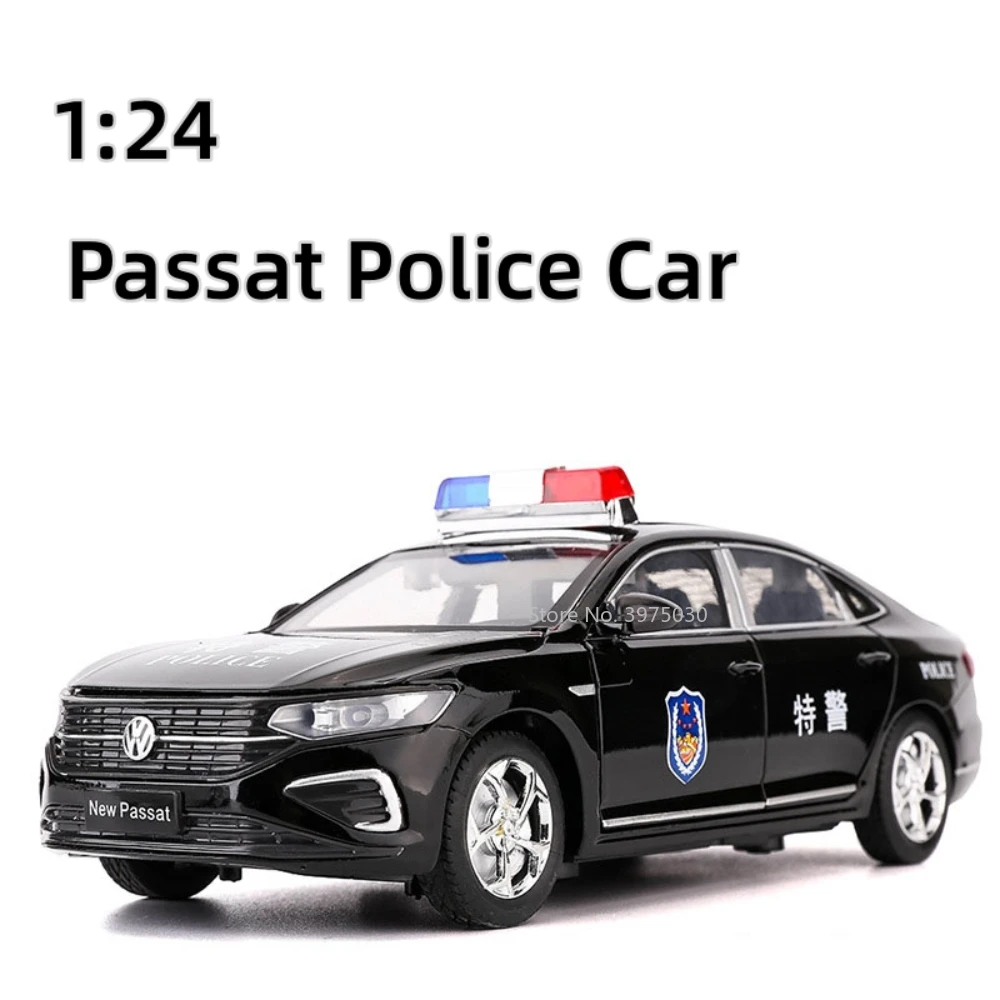 Модель полицейского автомобиля Passat в масштабе 1:24, Игрушечная модель из сплава, металлический Литая модель высокого имитации автомобиля с резиновым фотоэлементом, украшения для мальчиков
Модель полицейского автомобиля Passat в масштабе 1:24, Игрушечная модель из сплава, металлический Литая модель высокого имитации автомобиля с резиновым фотоэлементом, украшения для мальчиков