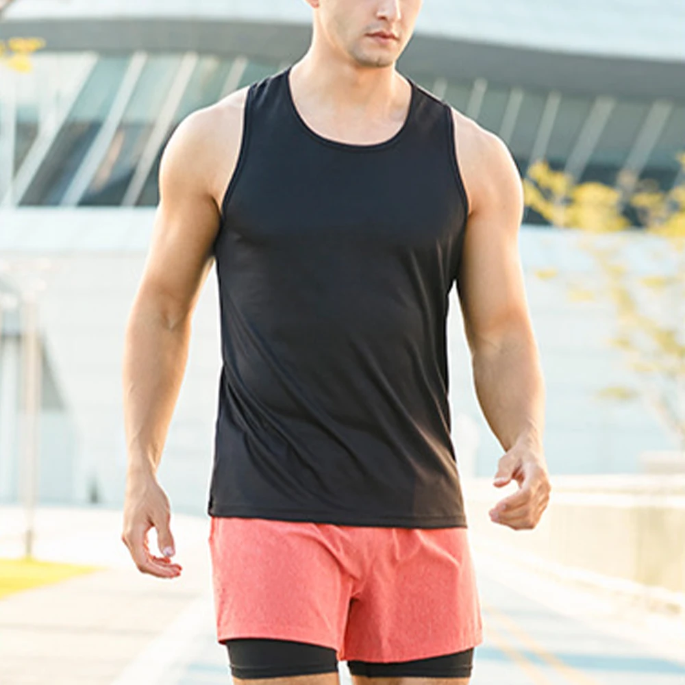 Men Gym Muscle Singlets Workout Tank Tee Tops Vest Fitness Sleeveless T-Shirt Solid Undershirts O-neck Gymclothing Bodybuilding
Men Gym Muscle Singlets Workout Tank Tee Tops Vest Fitness Sleeveless T-Shirt Solid Undershirts O-neck Gymclothing Bodybuilding
