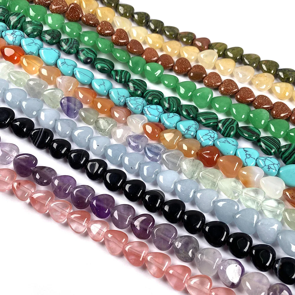 Natural stone Heart shape agates Beaded semi-finished Loose Spacer Beads For jewelry making DIY bracelet necklace accessories
Natural stone Heart shape agates Beaded semi-finished Loose Spacer Beads For jewelry making DIY bracelet necklace accessories