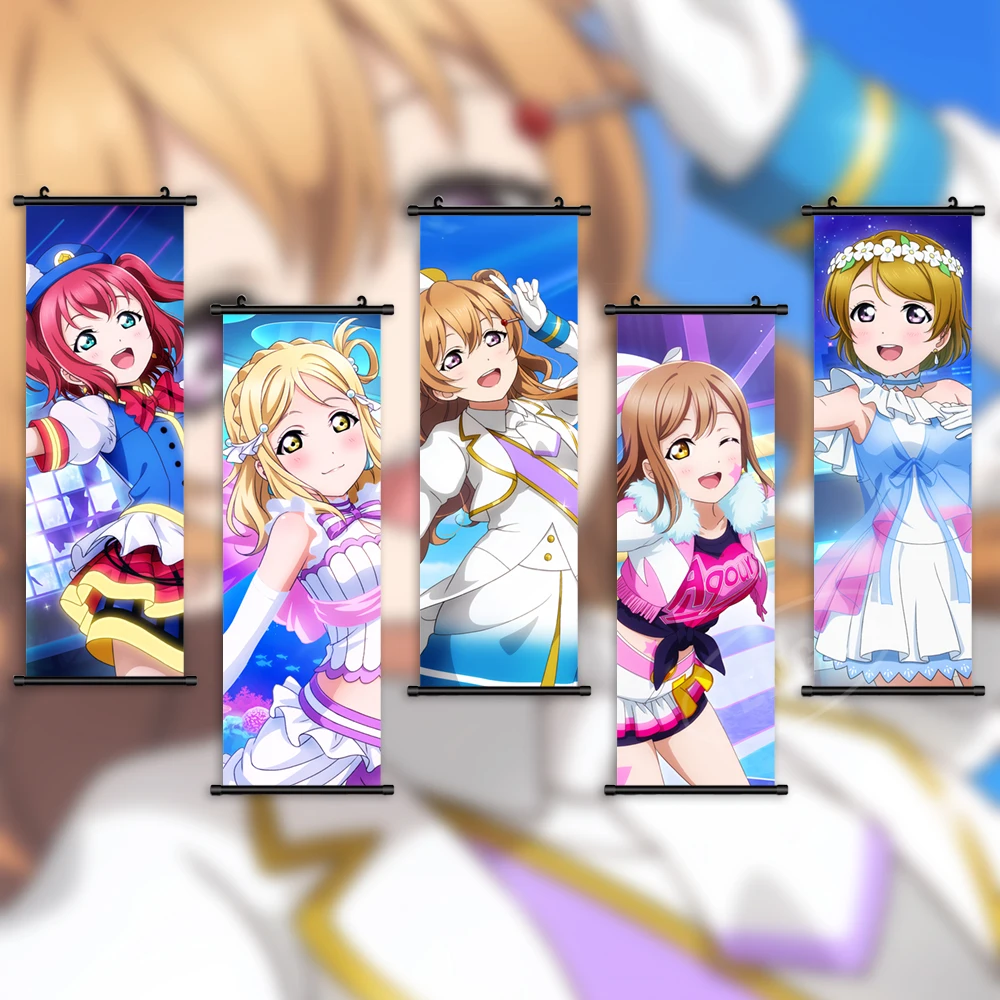 Wall Art LoveLive Sunshine Canvas Anime Pictures Painting Kurosawa Dia Print Poster Sakurauchi Riko Hanging Scrolls Home Decor
Wall Art LoveLive Sunshine Canvas Anime Pictures Painting Kurosawa Dia Print Poster Sakurauchi Riko Hanging Scrolls Home Decor