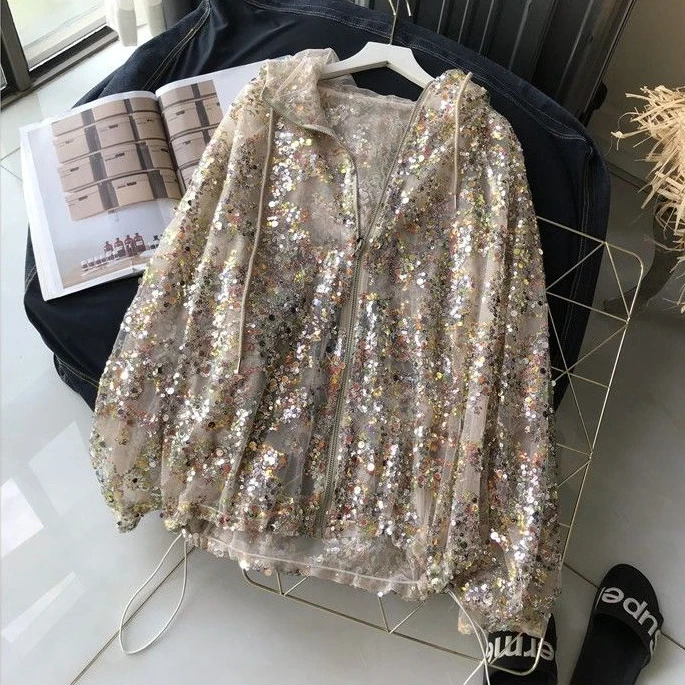 Женская Блестящая куртка с капюшоном, блестящая куртка с капюшоном, женские сетчатые пальто на молнии и куртки, женские куртки, женская одеж...
Женская Блестящая куртка с капюшоном, блестящая куртка с капюшоном, женские сетчатые пальто на молнии и куртки, женские куртки, женская одеж...