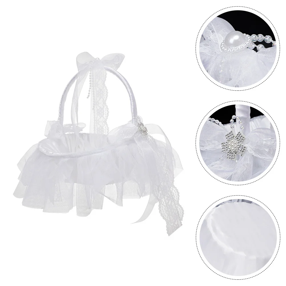 Кружевная Свадебная корзина 
Кружевная Свадебная корзина