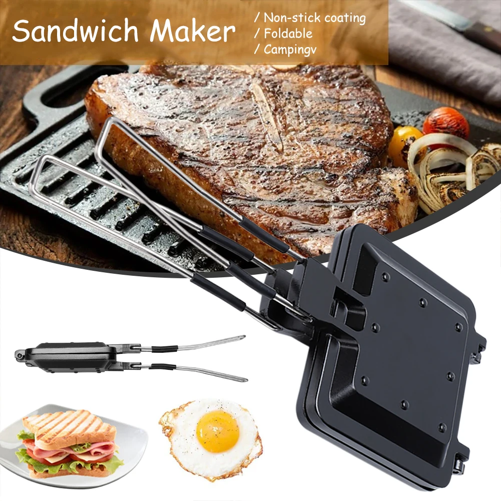 Sandwich Maker Aluminum Alloy Non-Stick Breakfast Machine Waffle Pancake Baking Barbecue Oven Mold Grill Frying Pan Cookware
Sandwich Maker Aluminum Alloy Non-Stick Breakfast Machine Waffle Pancake Baking Barbecue Oven Mold Grill Frying Pan Cookware