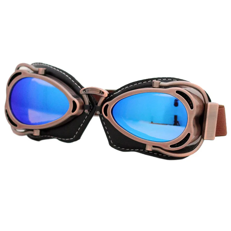 Retro Motorcycle Goggles Helmet Steampunk Copper Flying Motorcycle Goggle Vintage Pilot Biker Eyewear Protective Glasses
Retro Motorcycle Goggles Helmet Steampunk Copper Flying Motorcycle Goggle Vintage Pilot Biker Eyewear Protective Glasses