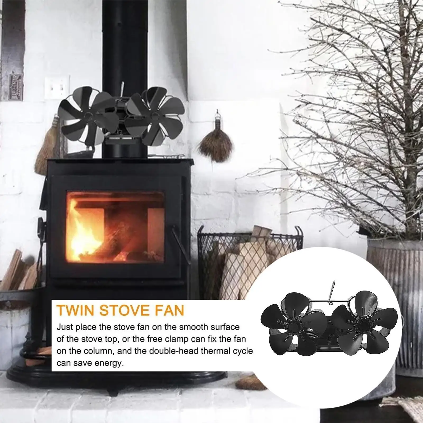 5 Blade Wall Mouted Stove Fan Heat Powered Fireplace Ecofan Distribution Efficient Wood Quiet Fan Heat W1e4
5 Blade Wall Mouted Stove Fan Heat Powered Fireplace Ecofan Distribution Efficient Wood Quiet Fan Heat W1e4