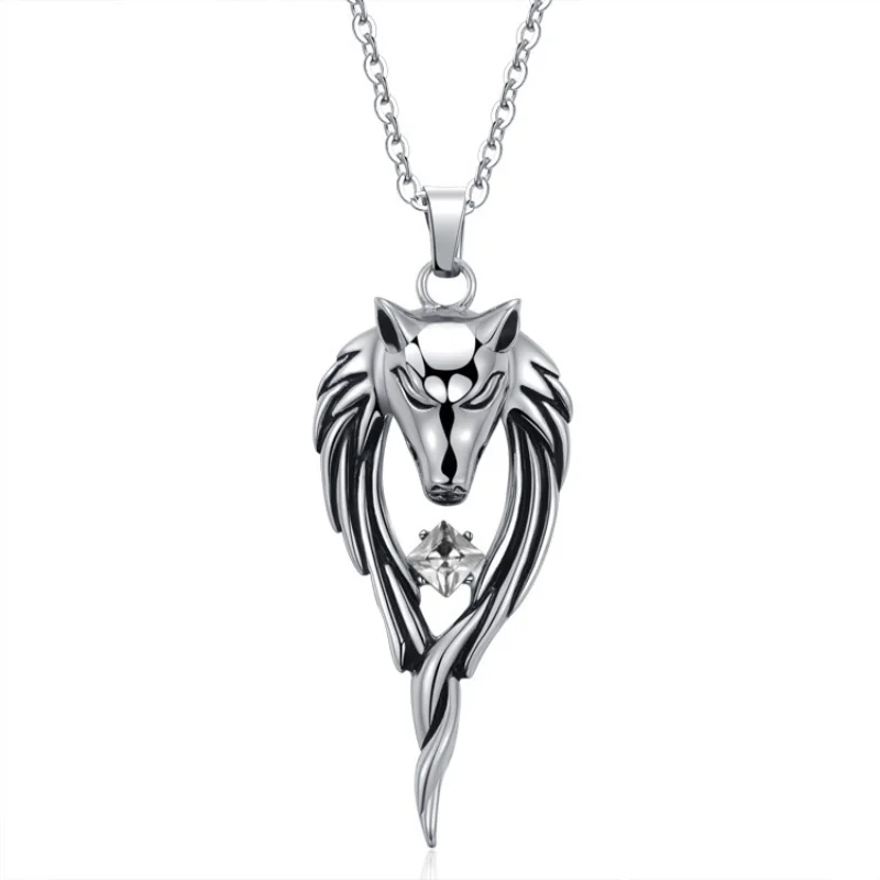 Retro Wolf Head Totem Fashion Men\'s Necklace Pendant Fashion Accessories Domineering Retro Trendy Men\'s Accessories
Retro Wolf Head Totem Fashion Men\'s Necklace Pendant Fashion Accessories Domineering Retro Trendy Men\'s Accessories