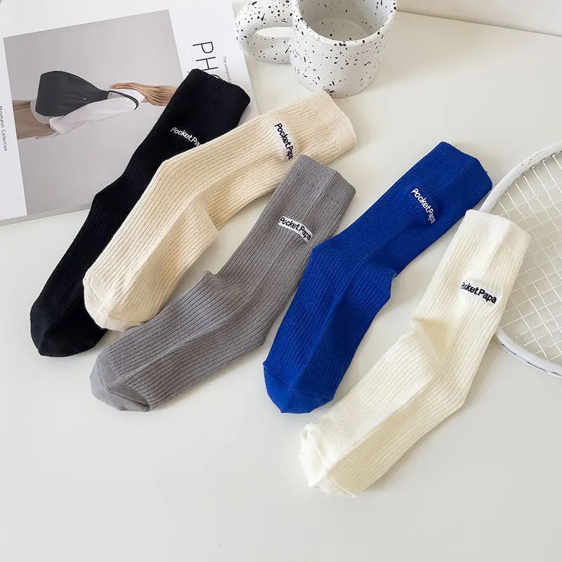 2022 однотонные простые спортивные носки с вышитыми буквами, модные корейские носки Harajuku для улицы, скейтборда, дышащие хлопковые носки
2022 однотонные простые спортивные носки с вышитыми буквами, модные корейские носки Harajuku для улицы, скейтборда, дышащие хлопковые носки