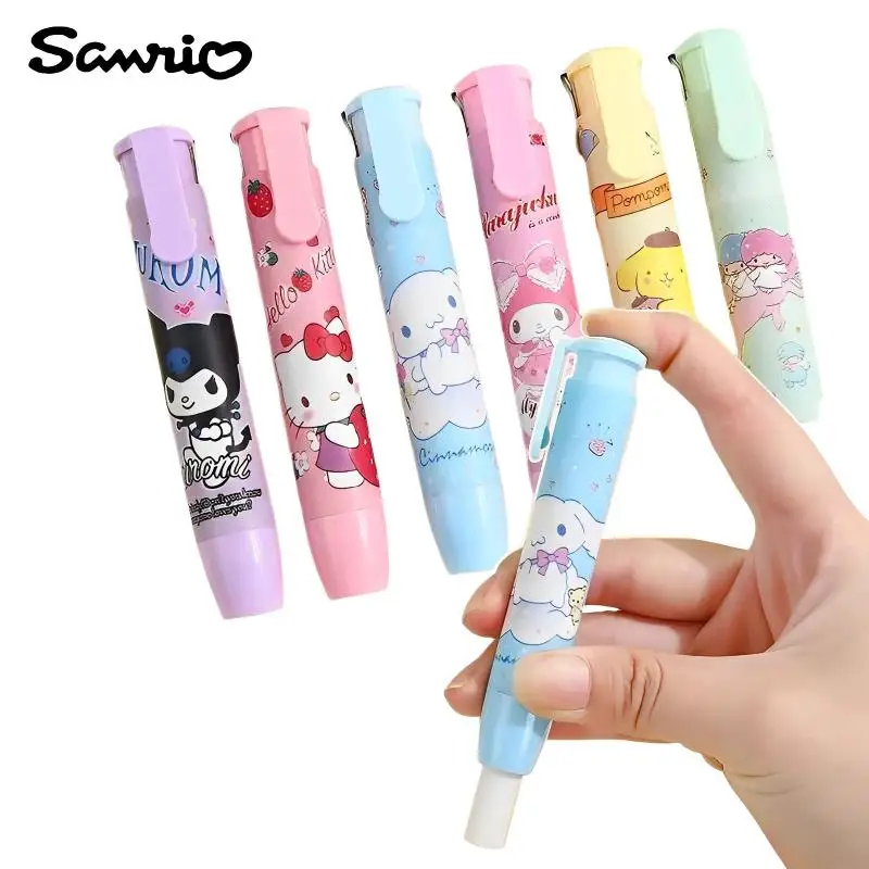 Sanrioed Kuromi Press Eraser Kawaii Student Creative Clean And Traceless Erasers Color School Children Stationery supplies Gift
Sanrioed Kuromi Press Eraser Kawaii Student Creative Clean And Traceless Erasers Color School Children Stationery supplies Gift