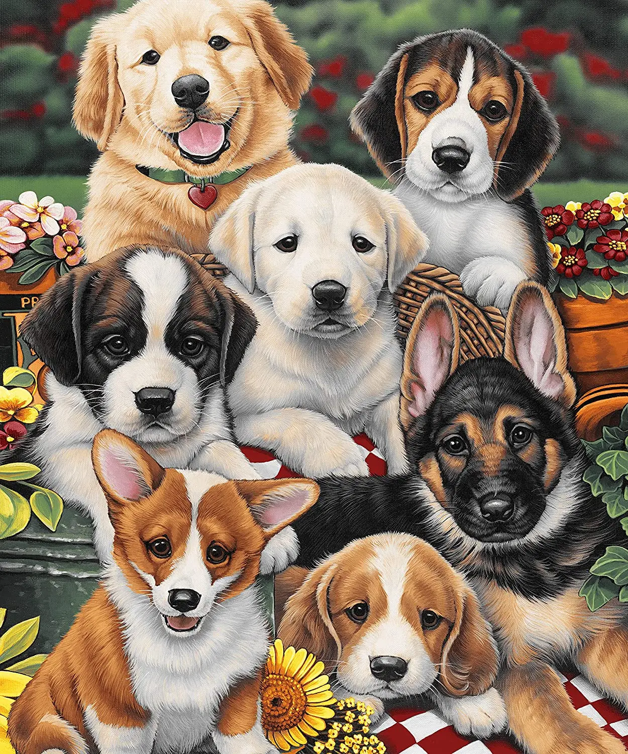 Garden Puppies Super Soft Plush Fleece Throw Blanket Suitable for bedroom living room sofa men and women 
Garden Puppies Super Soft Plush Fleece Throw Blanket Suitable for bedroom living room sofa men and women